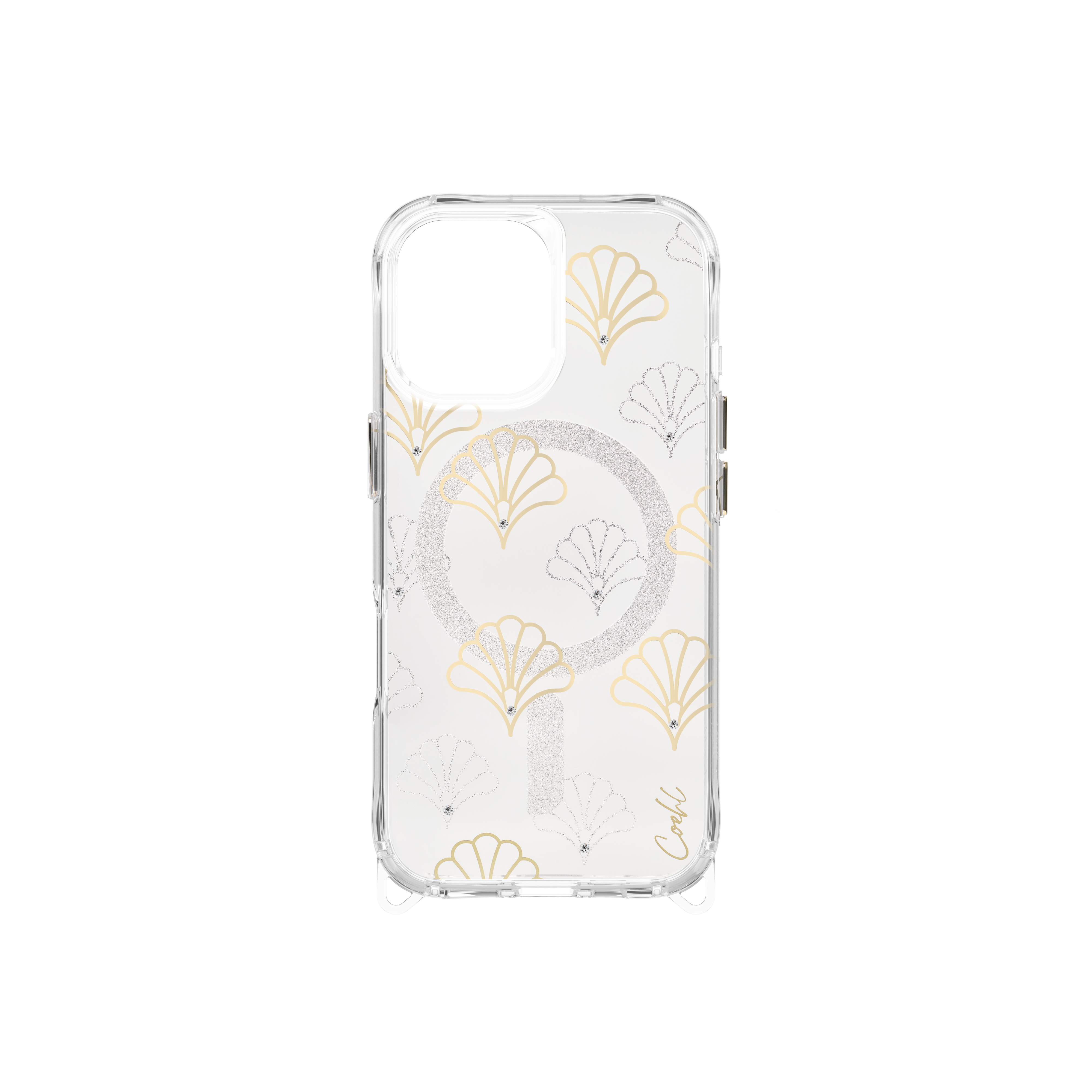 Apple iPhone 17 Case M-safe Charging Feature Transparent Patterned Back Surface Coehl Maree Cover - 3