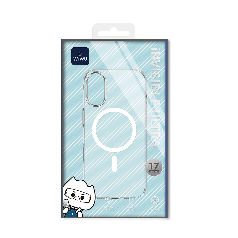 Apple iPhone 17 Case M-safe Charging Feature Wiwu YXK-208 Invisible Ultra Hard PC Cover - 7
