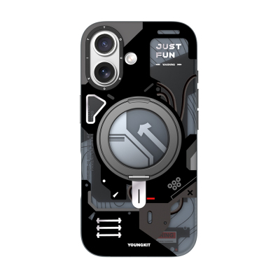 Apple iPhone 17 Case M-safe Charging Feature Youngkit Starship Series Cover Black