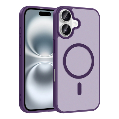 Apple iPhone 17 Case M-safe Charging Feature Zore Ballet Flat Cover Derin Mor