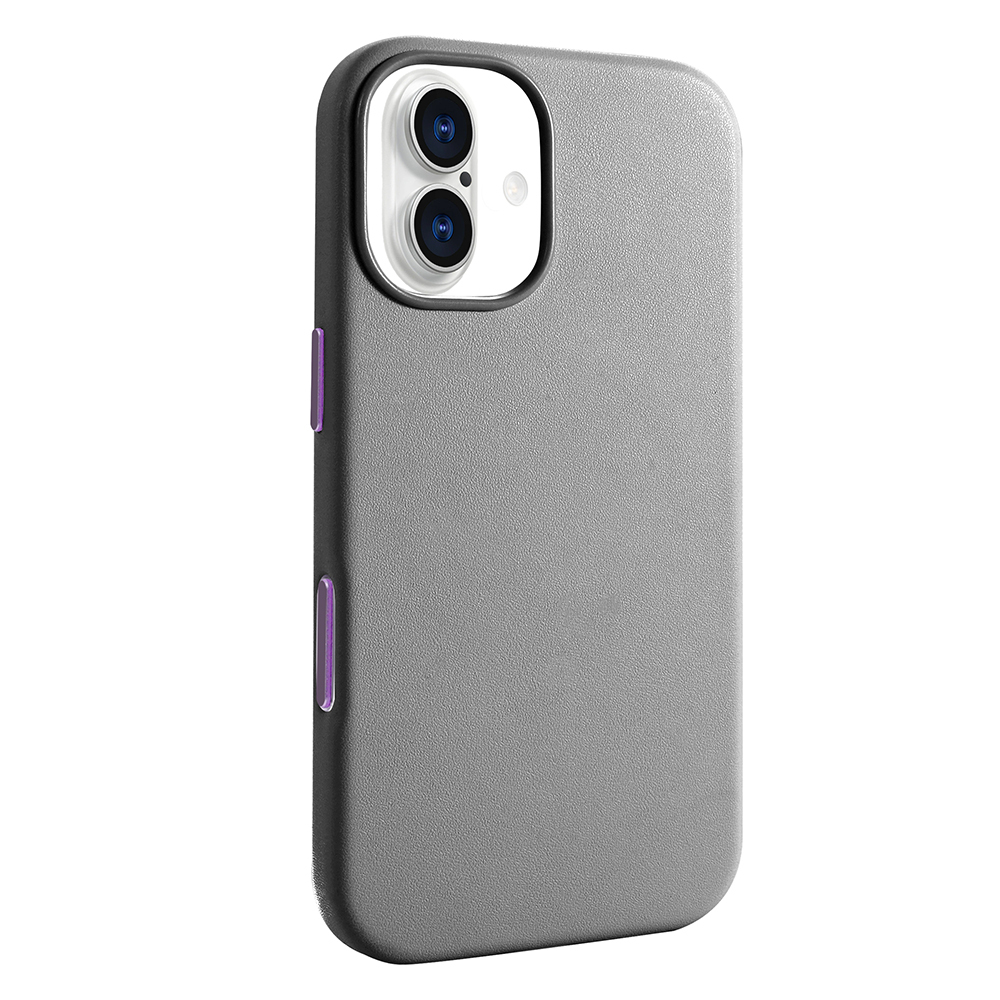 Apple iPhone 17 Case M-safe Charging Feature Zore Cupra PU Leather Look Cover - 11