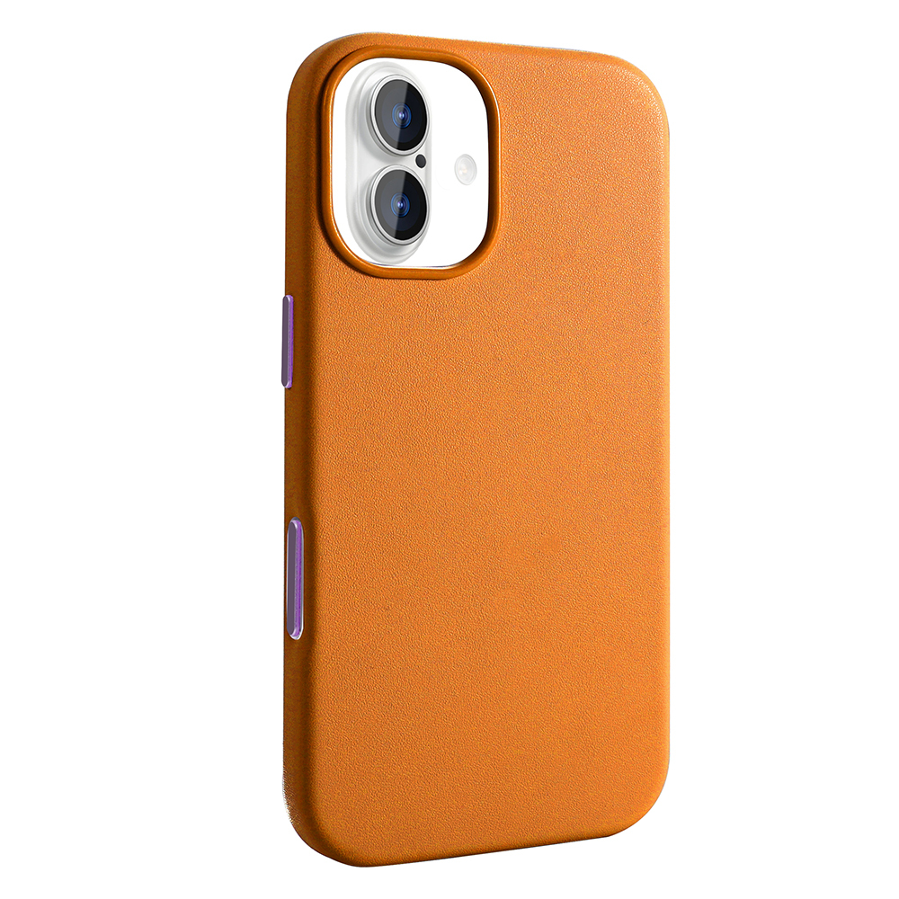 Apple iPhone 17 Case M-safe Charging Feature Zore Cupra PU Leather Look Cover - 12