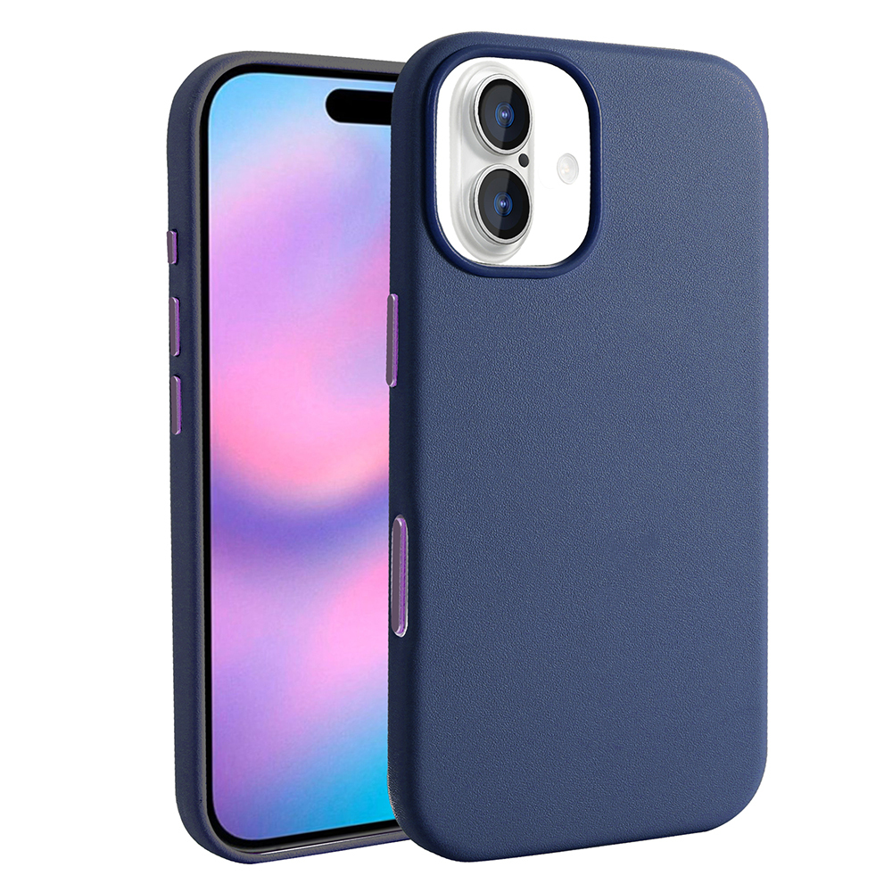 Apple iPhone 17 Case M-safe Charging Feature Zore Cupra PU Leather Look Cover - 7