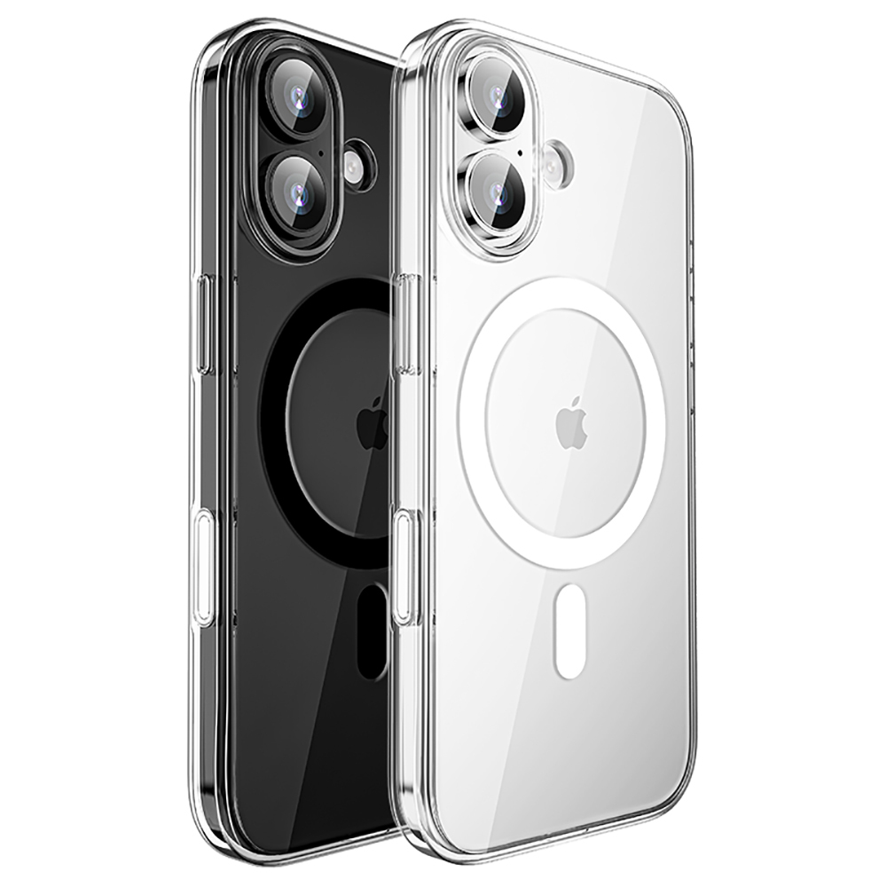 Apple iPhone 17 Case M-safe Charging Transparent Hard PC Wlons Pita Cover - 3