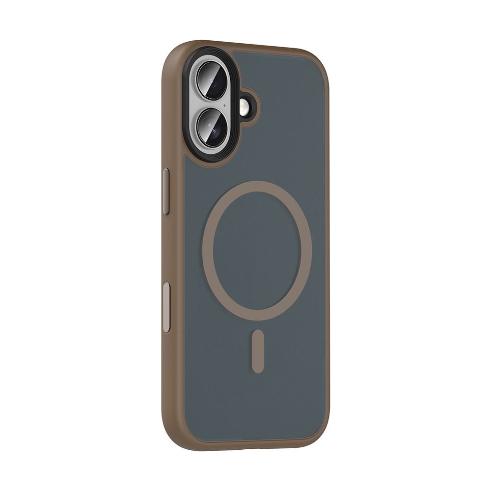 Apple iPhone 17 Case Matte Back Surface Wireless Charging Feature Zore Flet M-safe Cover - 15