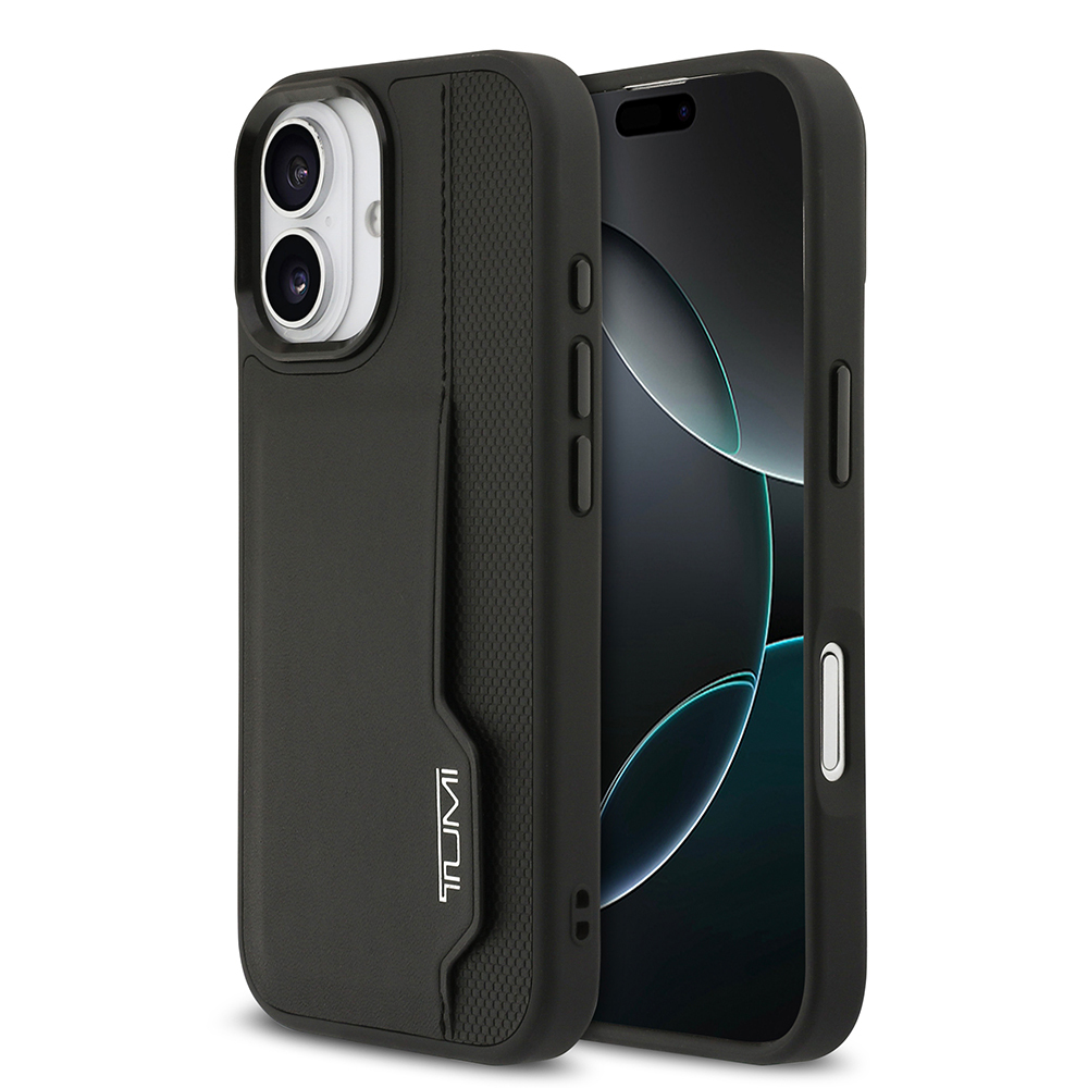 Apple iPhone 17 Case TUMI Original Licensed Leather Vertical Card Holder Cover - 2