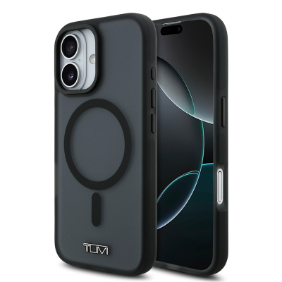 Apple iPhone 17 Case TUMI Original Licensed M-safe Charging Frosted Transparent Cover Black