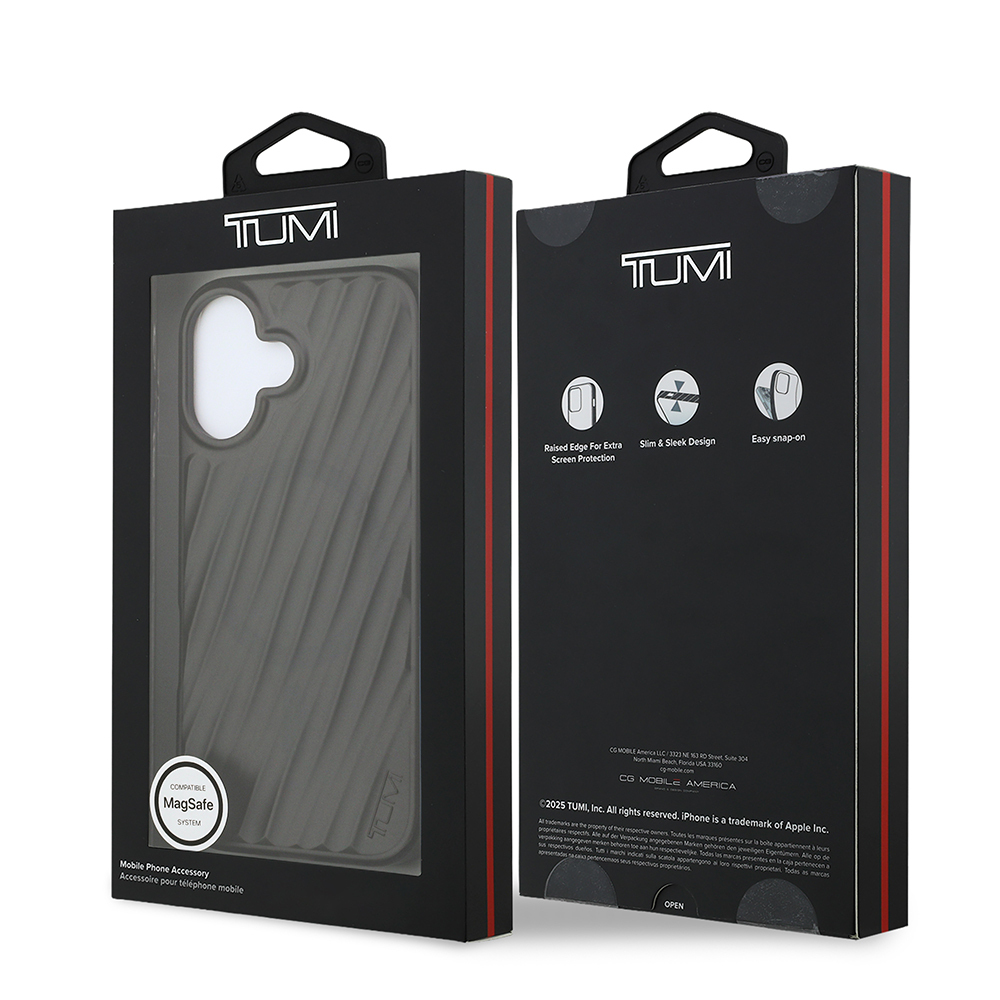 Apple iPhone 17 Case TUMI Original Licensed M-safe Charging Transparent Cover - 9