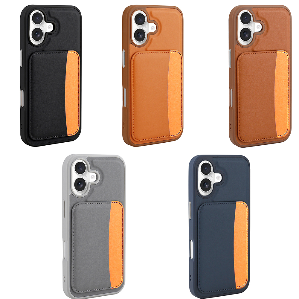 Apple iPhone 17 Case with Card Holder Zore X-Card Silicone Cover - 17