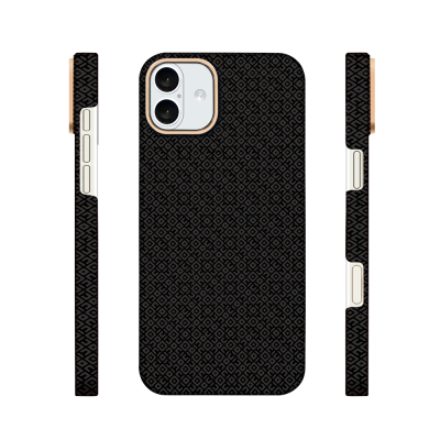 Apple iPhone 17 Case with M-Safe Charging Feature, Zore Paris Vax Hard PC Cover Black