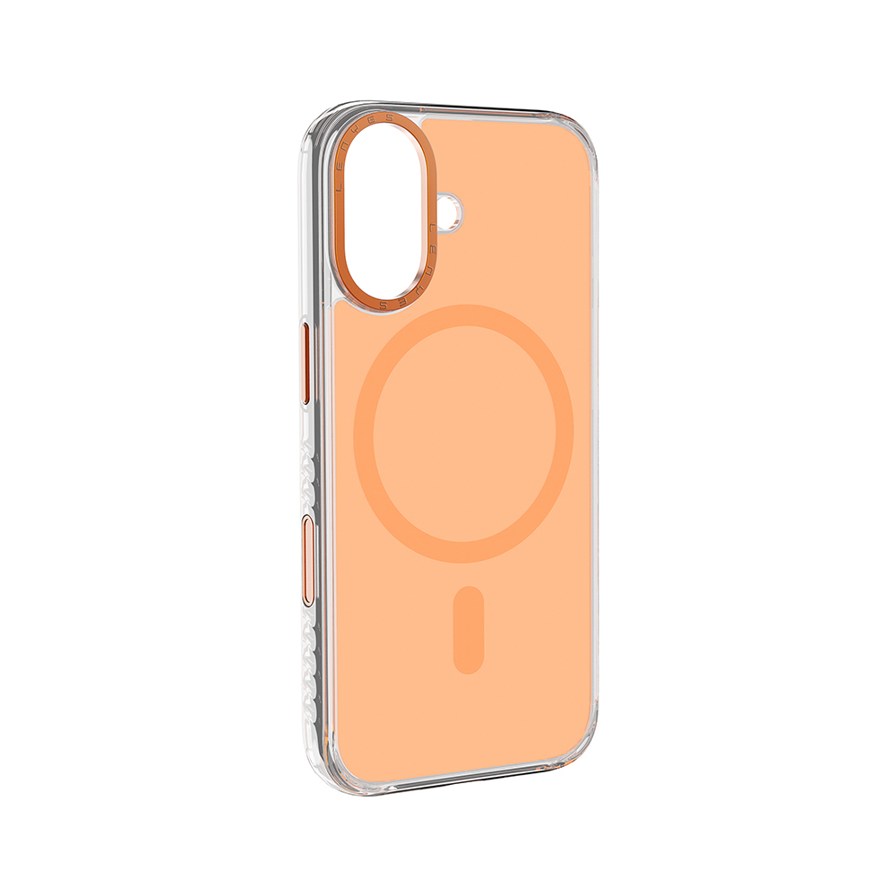 Apple iPhone 17 Case with M-safe Charging, Metal Camera Frame, Airbag Design, Lenyes CK221 Hard PC Cover - 2