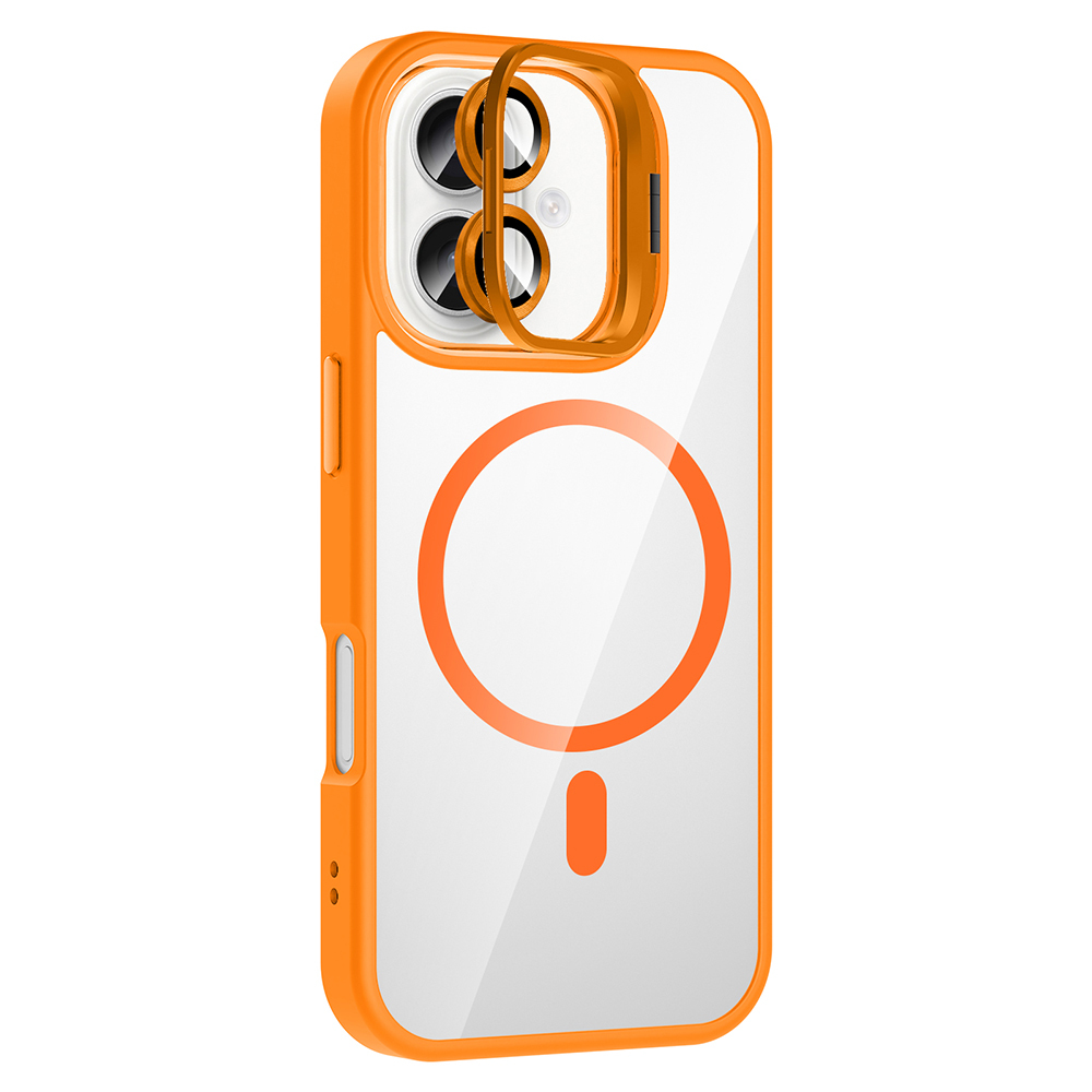 Apple iPhone 17 Case with Stand and Camera Lens Gift Zore Etro Cover with M-Safe Charging Function - 15