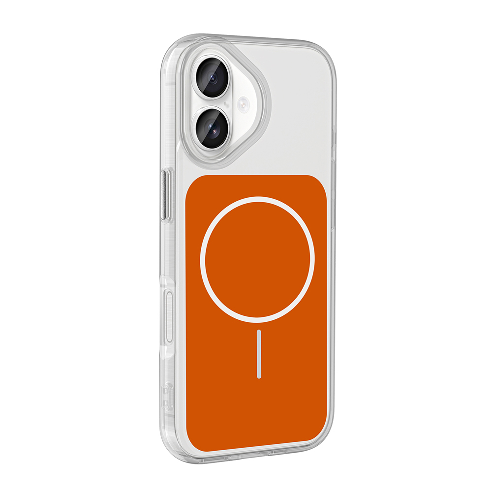 Apple iPhone 17 Case Zore Iconic Hard Silicone Cover with Metal Button Design and M-Safe Charging Feature - 7