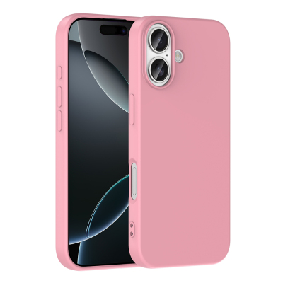 Apple iPhone 17 Case Zore Mara Lansman Cover Açık Pembe