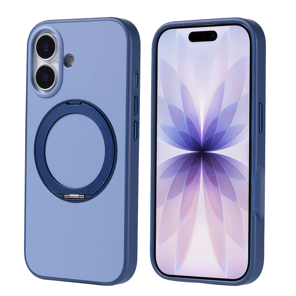 Apple iPhone 17 Case Zore Proton Silicone Cover with M-Safe Charging Stand - 4