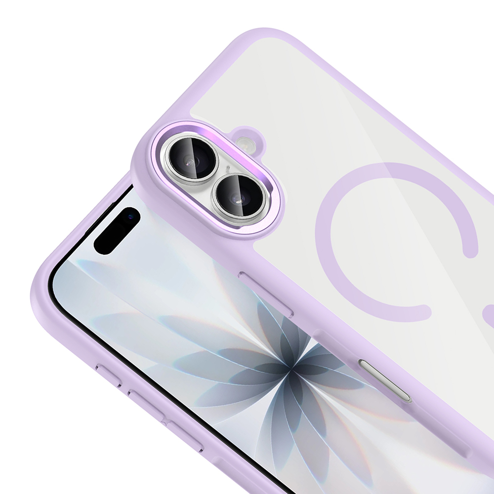 Apple iPhone 17 Case Zore Tiko Cover Metal Camera Frame and M-Safe Charging Function - 16