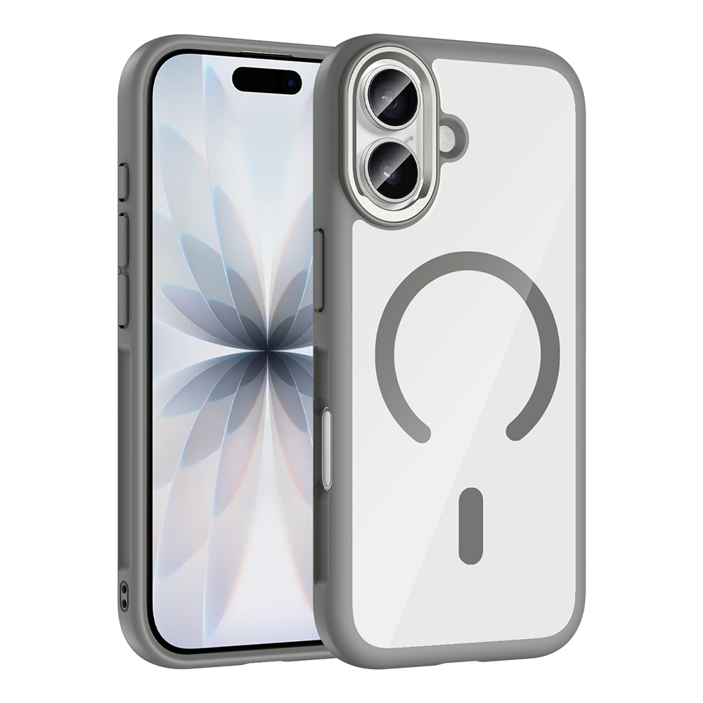 Apple iPhone 17 Case Zore Tiko Cover Metal Camera Frame and M-Safe Charging Function - 6