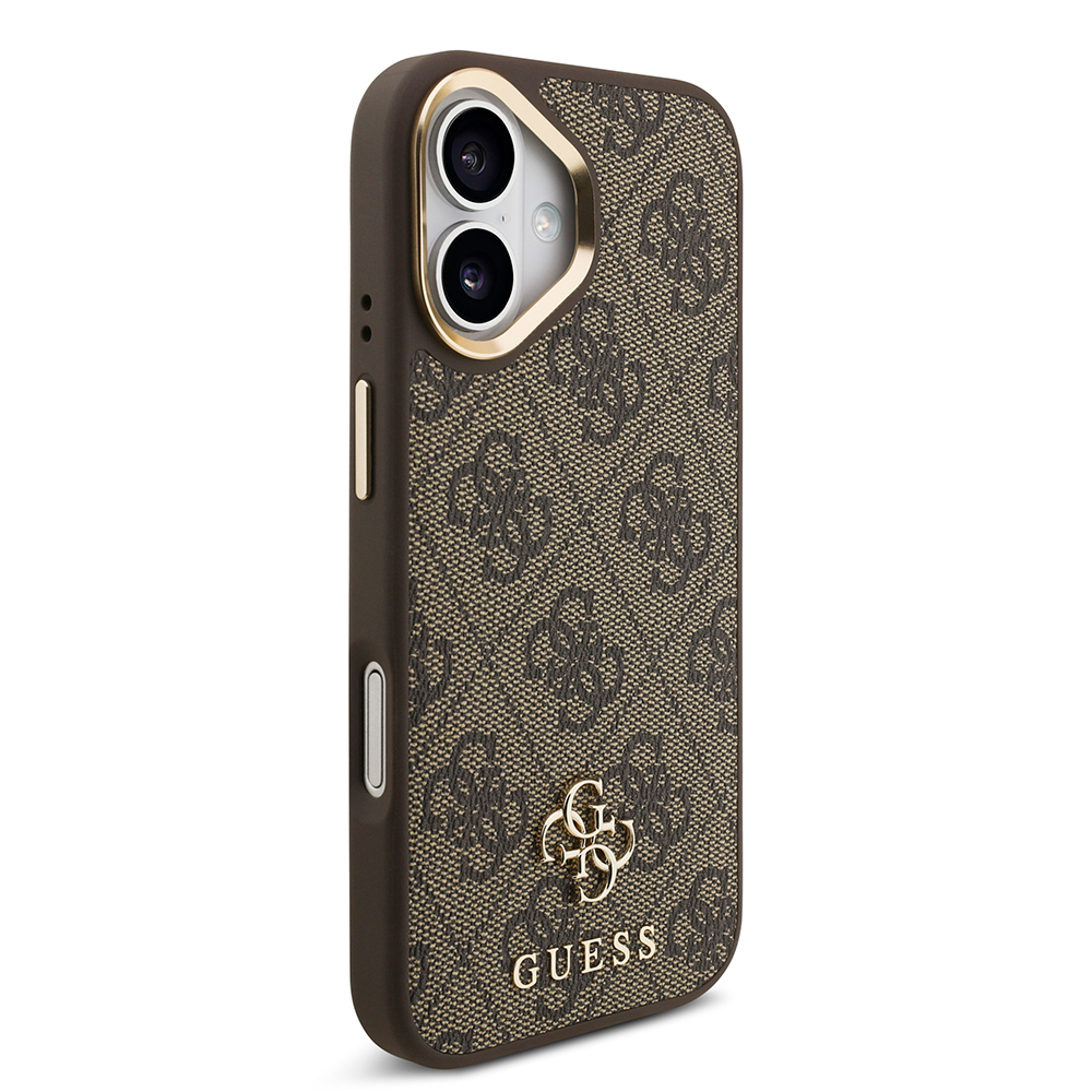 Apple iPhone 17 Guess Original Licensed 4G and Text Logo Case + Screen Protector + Lens Protector 3-in-1 Accessory Set - 16