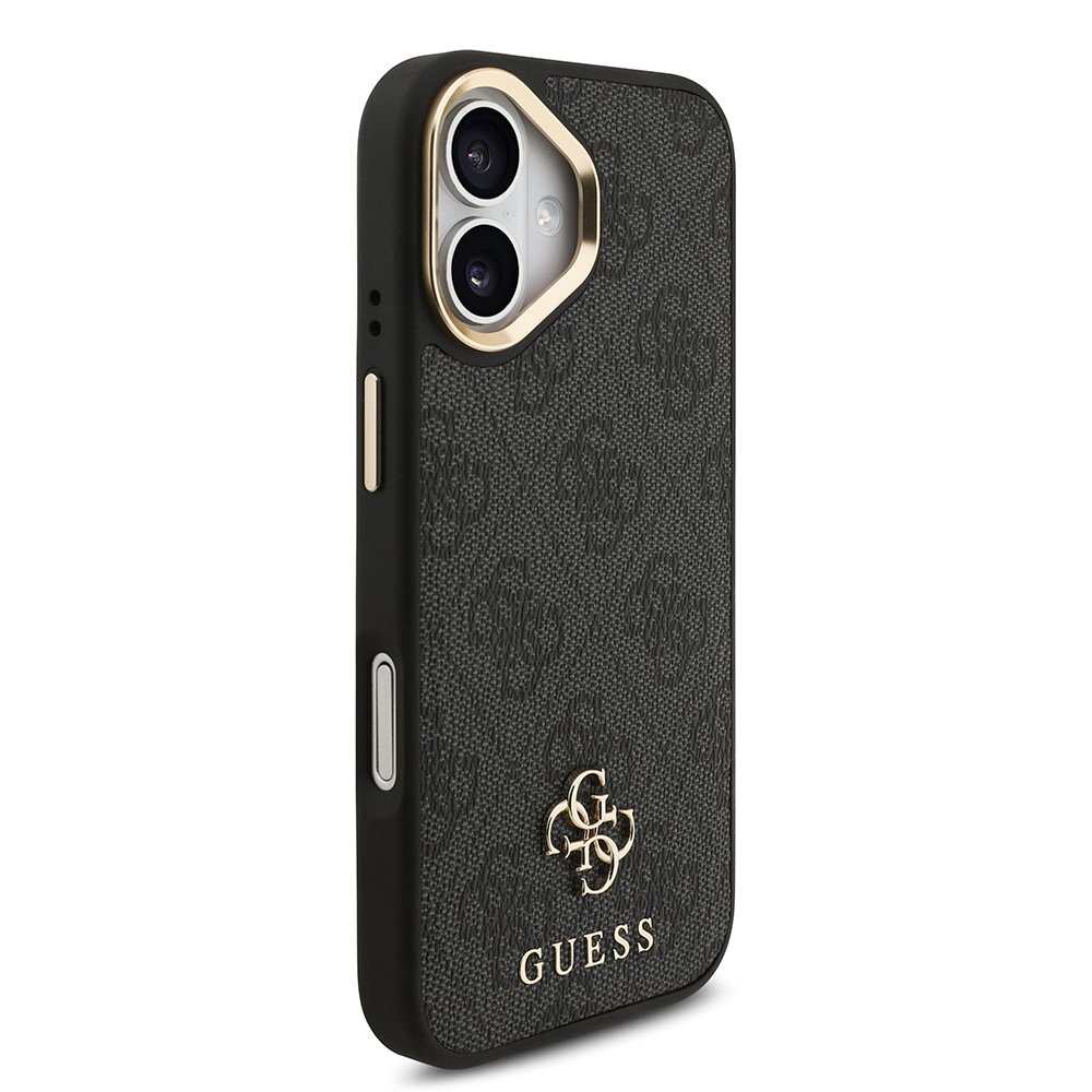 Apple iPhone 17 Guess Orjinal Lisanslı 4G ve Yazı Logolu Kılıf + Ekran Koruyucu + Lens Koruyucu 3in1 Aksesuar Seti - 8