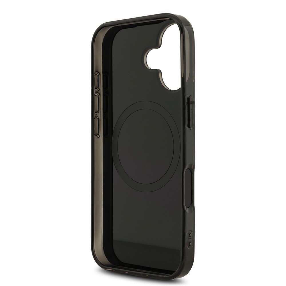 Apple iPhone 17 Kılıf AMG Orjinal Lisanslı M-safe Şarj Özellikli Çift Katmanlı Kırmızı Çapraz Çizgili Kapak - 8
