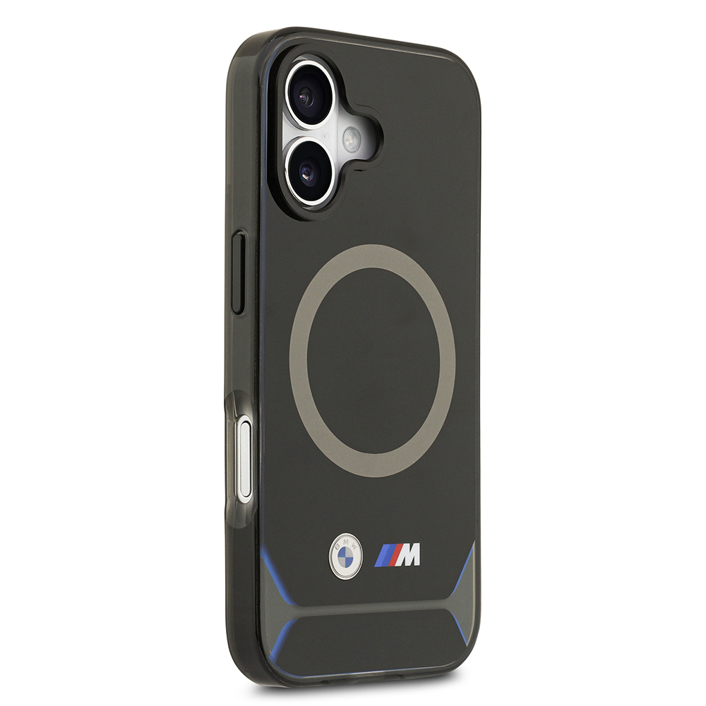 Apple iPhone 17 Kılıf BMW Orjinal Lisanslı M-safe Şarj Özellikli Metal Buton Tasarımlı IML Baskılı M Dizayn Kapak - 5