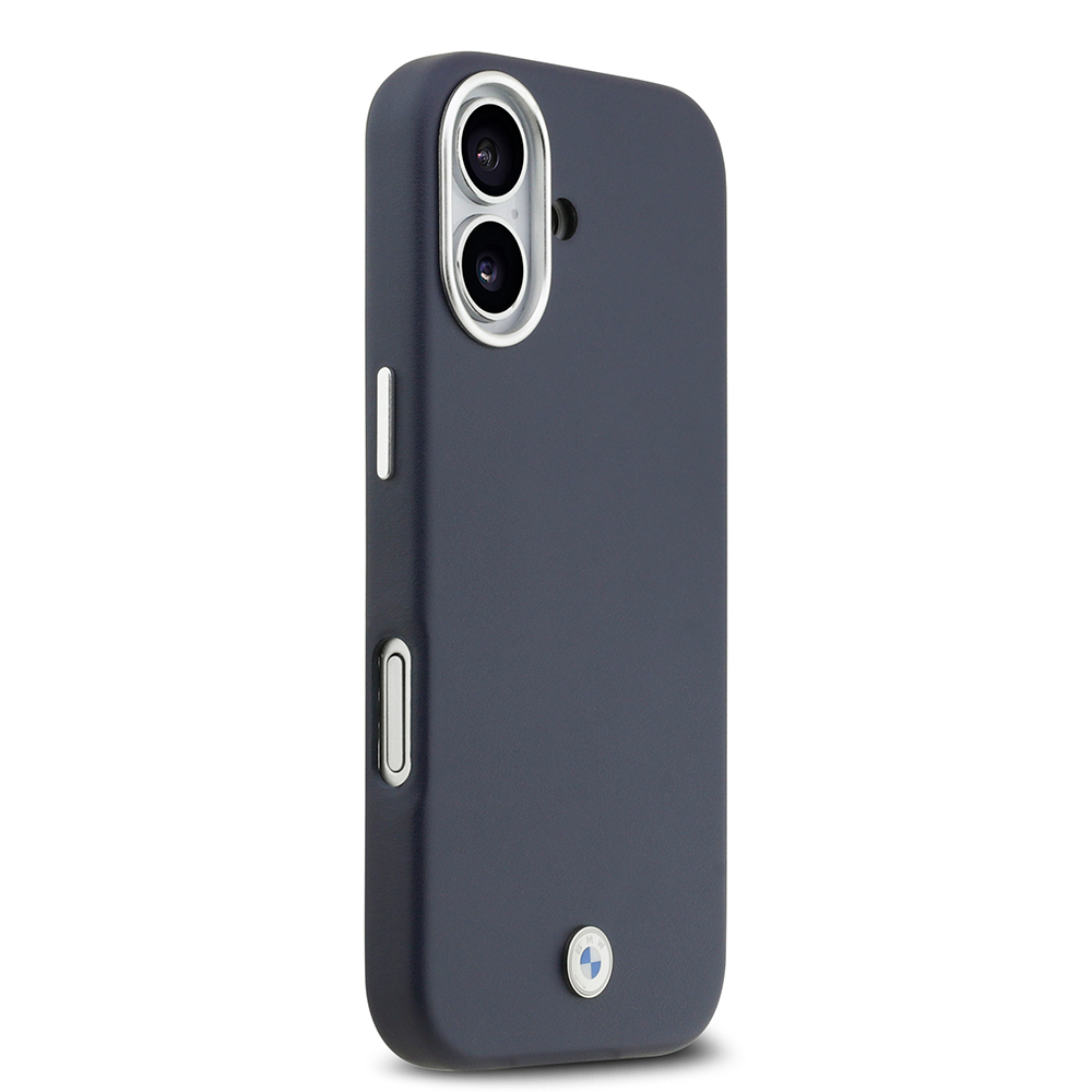 Apple iPhone 17 Kılıf BMW Orjinal Lisanslı M-safe Şarj Özellikli Metal Logolu Tam Kaplama Deri Kapak - 13