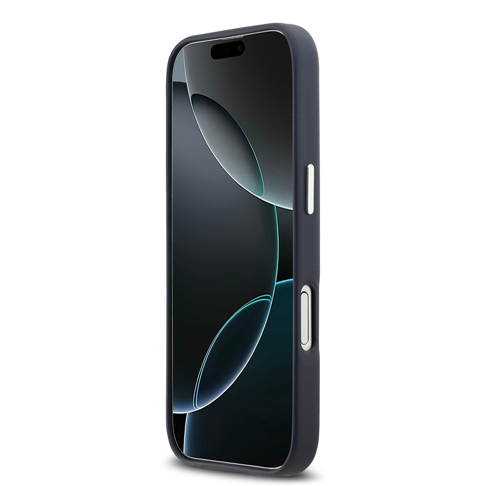 Apple iPhone 17 Kılıf BMW Orjinal Lisanslı M-safe Şarj Özellikli Metal Logolu Tam Kaplama Deri Kapak - 14