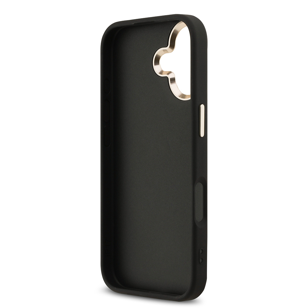 Apple iPhone 17 Kılıf Guess Orjinal Lisanslı 4G Büyük Metal Kamera Çerçeveli ve Logolu Glitter Kapak - 9