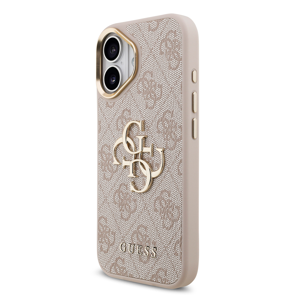 Apple iPhone 17 Kılıf Guess Orjinal Lisanslı 4G Büyük Metal Logolu Kalın Askılı Kapak - 22