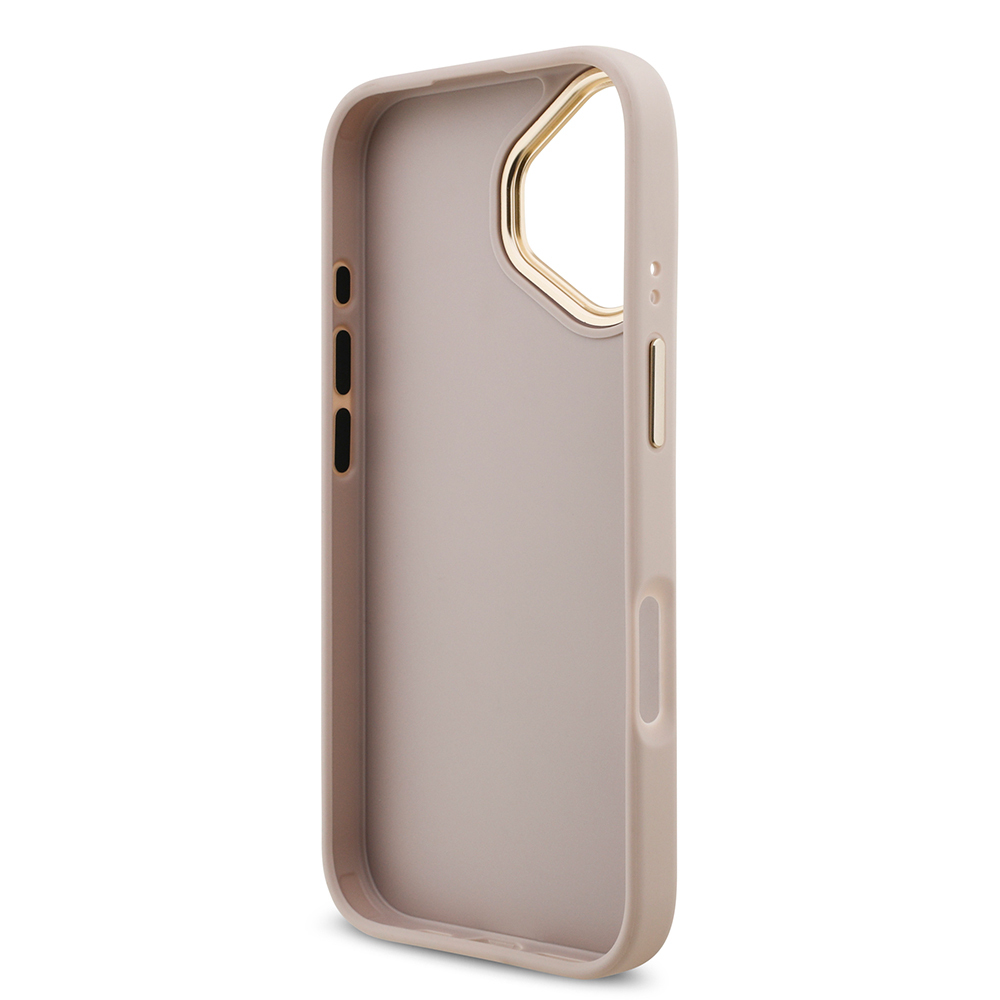 Apple iPhone 17 Kılıf Guess Orjinal Lisanslı 4G Büyük Metal Logolu Kalın Askılı Kapak - 26