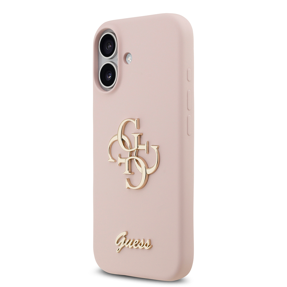 Apple iPhone 17 Kılıf Guess Orjinal Lisanslı Grained Yazı Logolu Kapak - 13