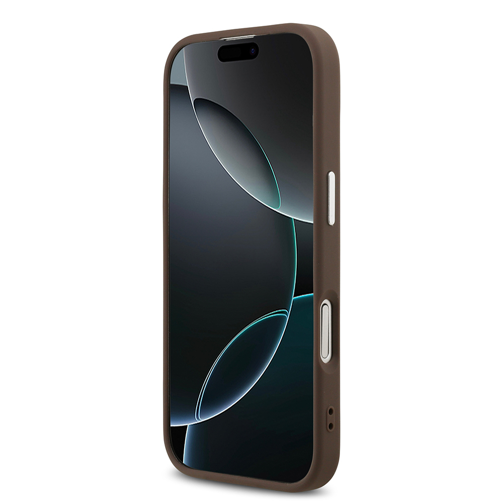 Apple iPhone 17 Kılıf Guess Orjinal Lisanslı M-safe Şarj Özellikli 4G Klasik Yazı Logolu Kapak - 14