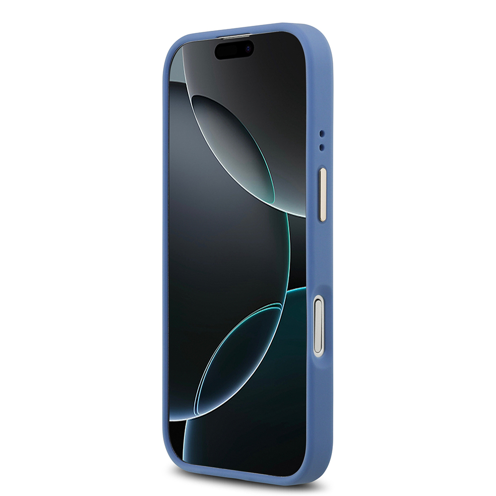 Apple iPhone 17 Kılıf Guess Orjinal Lisanslı M-safe Şarj Özellikli Gold Metal Kamera Çerçeveli PU Deri 4G Desenli Yazı Logolu Kapak - 23