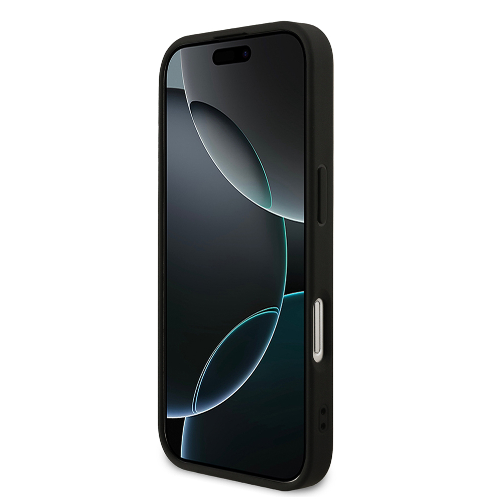 Apple iPhone 17 Kılıf Guess Orjinal Lisanslı M-safe Şarj Özellikli Yazı Logolu PU Deri Kapak - 4