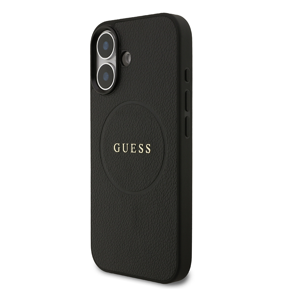 Apple iPhone 17 Kılıf Guess Orjinal Lisanslı M-safe Şarj Özellikli Yazı Logolu PU Deri Kapak - 7