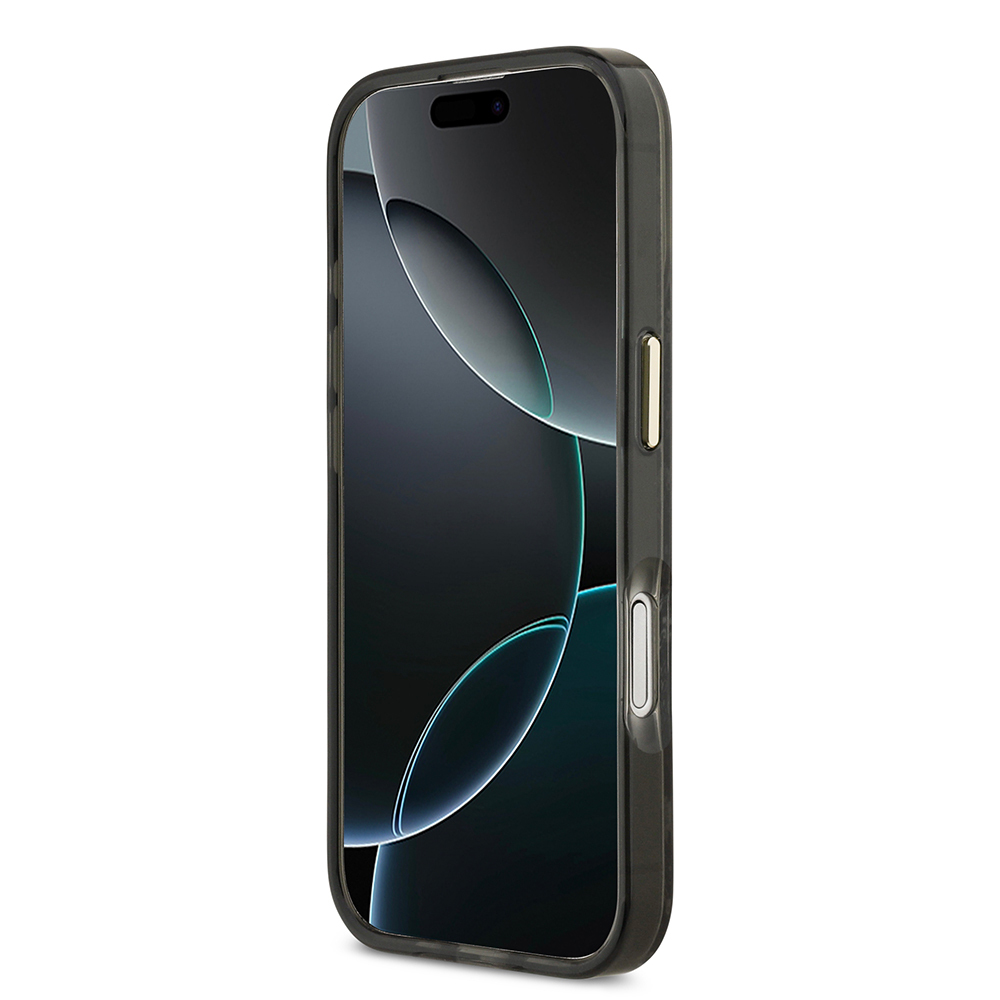 Apple iPhone 17 Kılıf Guess Orjinal Lisanslı M-safe Şarj Özellikli Yazı Logolu Python Desenli Kapak - 7