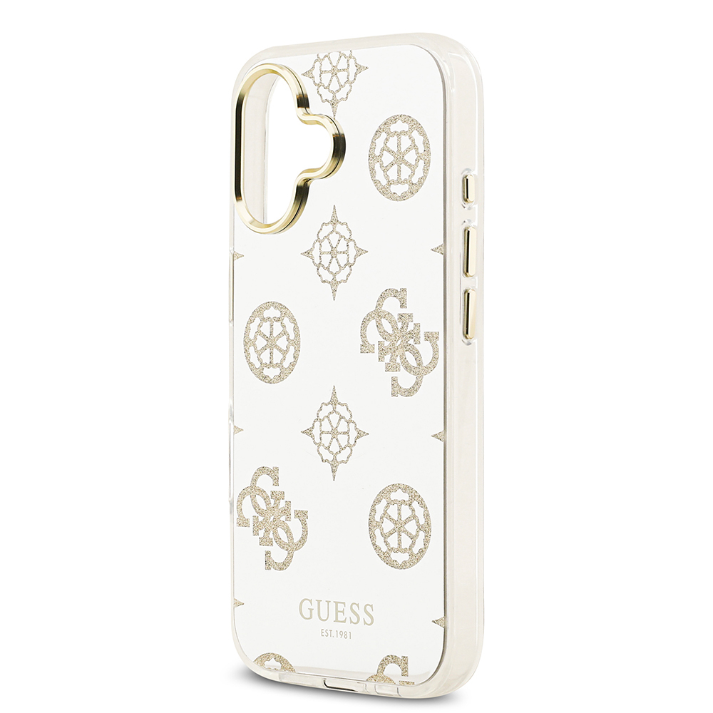 Apple iPhone 17 Kılıf Guess Orjinal Lisanslı Metal Kamera Çerçeveli Simli Aynalı Kapak - 10