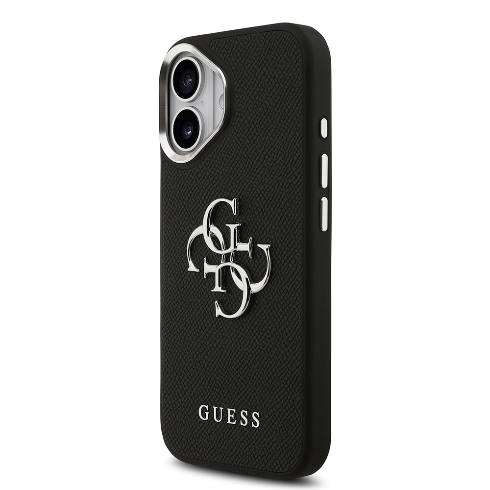 Apple iPhone 17 Kılıf Guess Orjinal Lisanslı PU Deri 4G Büyük Metal Logo Dizaynlı Kapak - 3