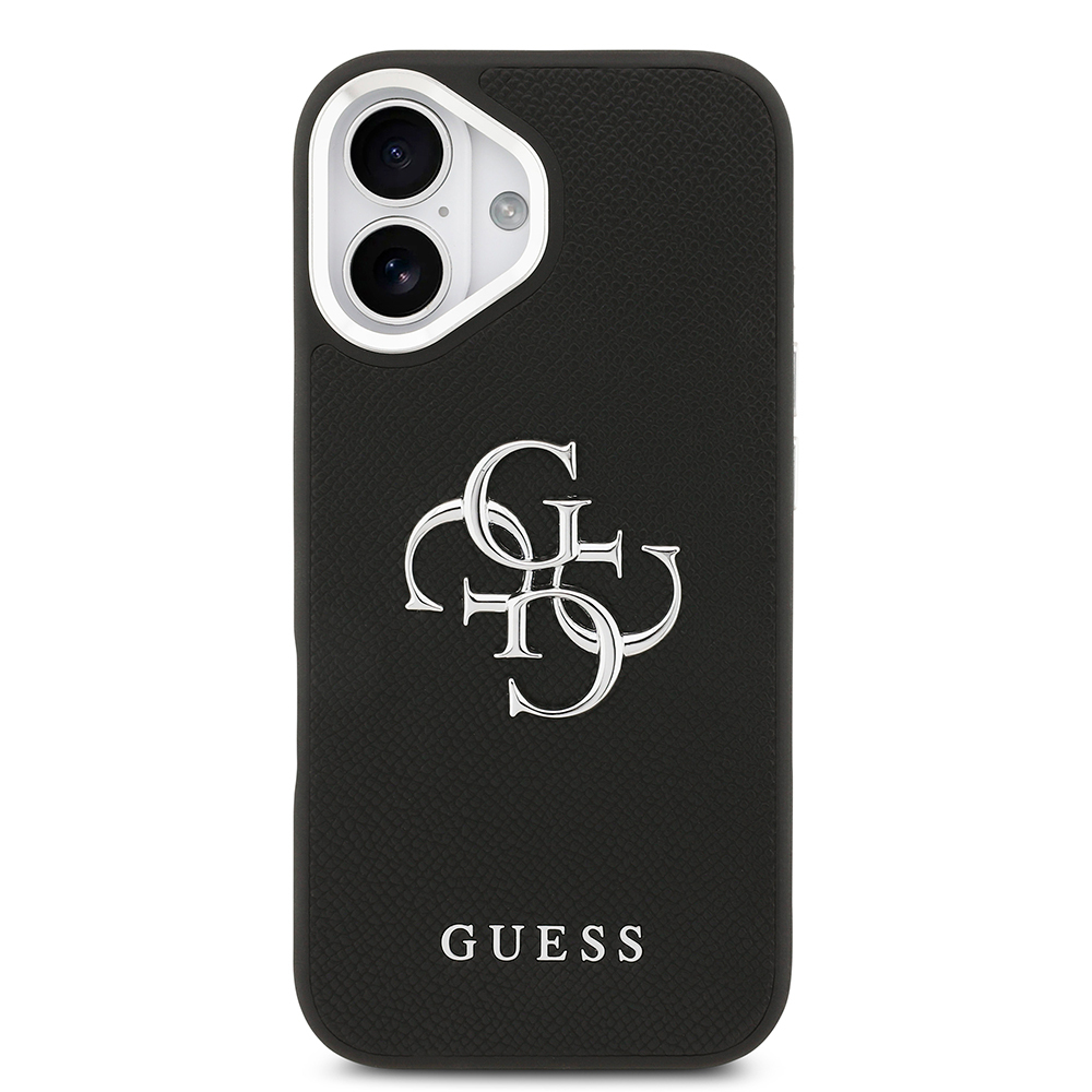 Apple iPhone 17 Kılıf Guess Orjinal Lisanslı PU Deri 4G Büyük Metal Logo Dizaynlı Kapak - 4