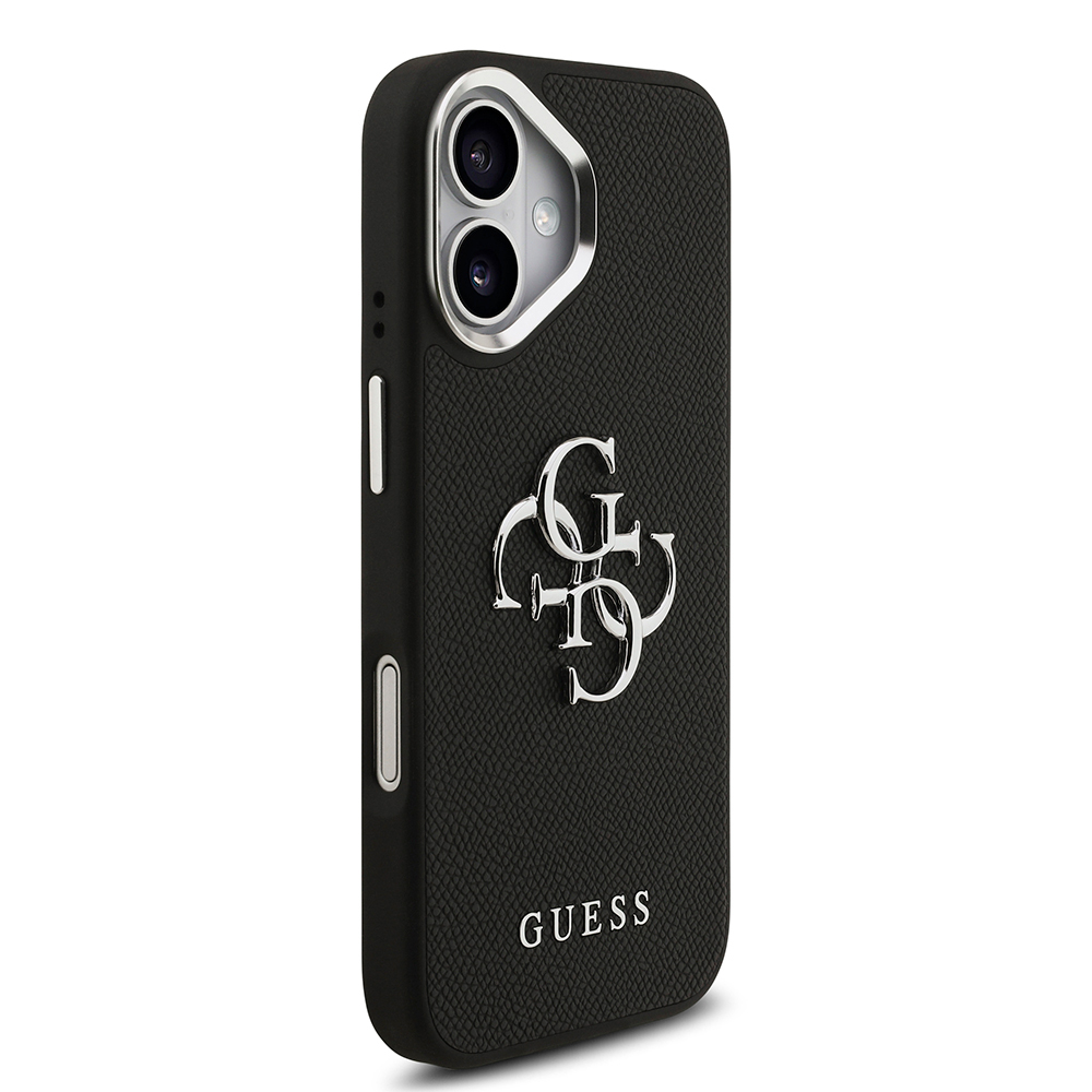 Apple iPhone 17 Kılıf Guess Orjinal Lisanslı PU Deri 4G Büyük Metal Logo Dizaynlı Kapak - 5