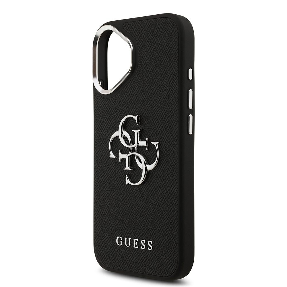 Apple iPhone 17 Kılıf Guess Orjinal Lisanslı PU Deri 4G Büyük Metal Logo Dizaynlı Kapak - 7