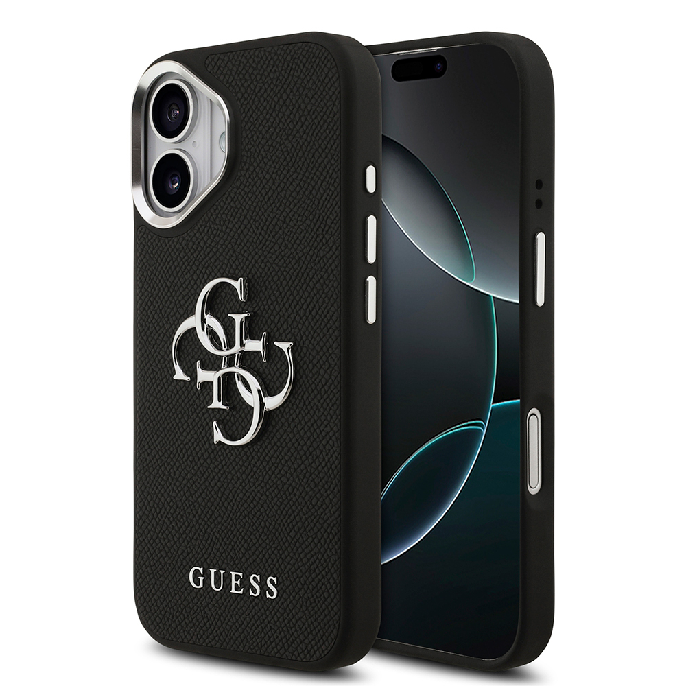 Apple iPhone 17 Kılıf Guess Orjinal Lisanslı PU Deri 4G Büyük Metal Logo Dizaynlı Kapak - 2