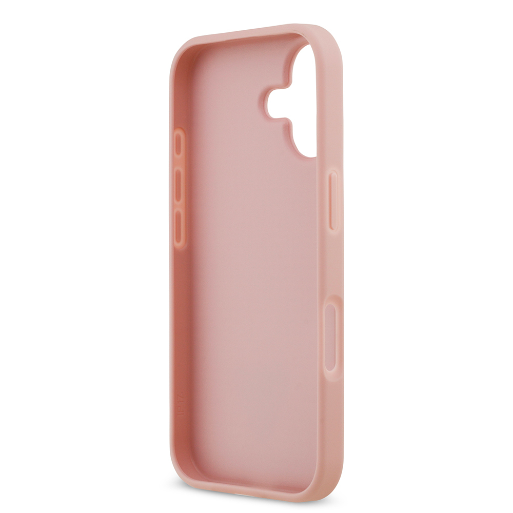Apple iPhone 17 Kılıf Guess Orjinal Lisanslı Taşlı Arka Yüzey Üçgen Logolu Kapak - 25