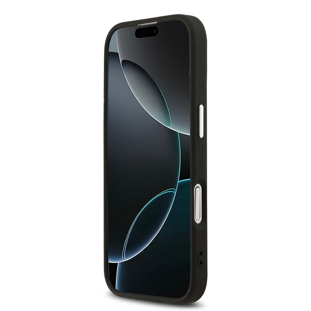 Apple iPhone 17 Kılıf Karl Lagerfeld Orjinal Lisanslı M-safe Şarj Özellikli Metal Kamera ve Buton Tasarımlı Paris RSG PU Deri Kapak - 6