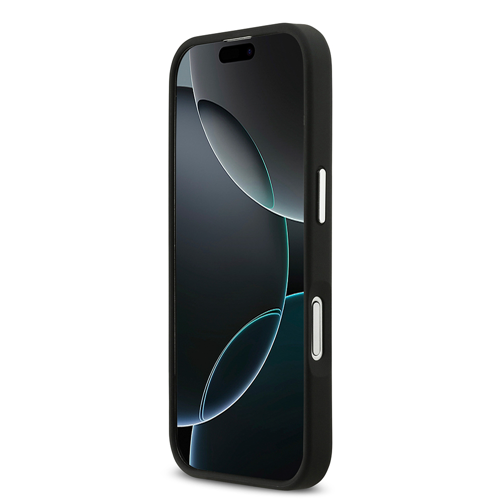 Apple iPhone 17 Kılıf Karl Lagerfeld Orjinal Lisanslı Metal Logolu K&C Heads Pin Kapak - 7