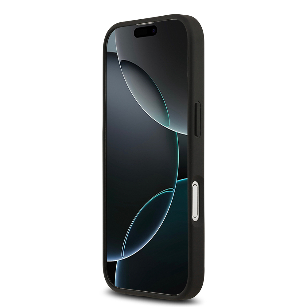 Apple iPhone 17 Kılıf Lacoste Orjinal Lisanslı M-safe Şarj Özellikli PU Deri Tasarımlı Kartlıklı Karışık Monogram Desenli Kapak - 17