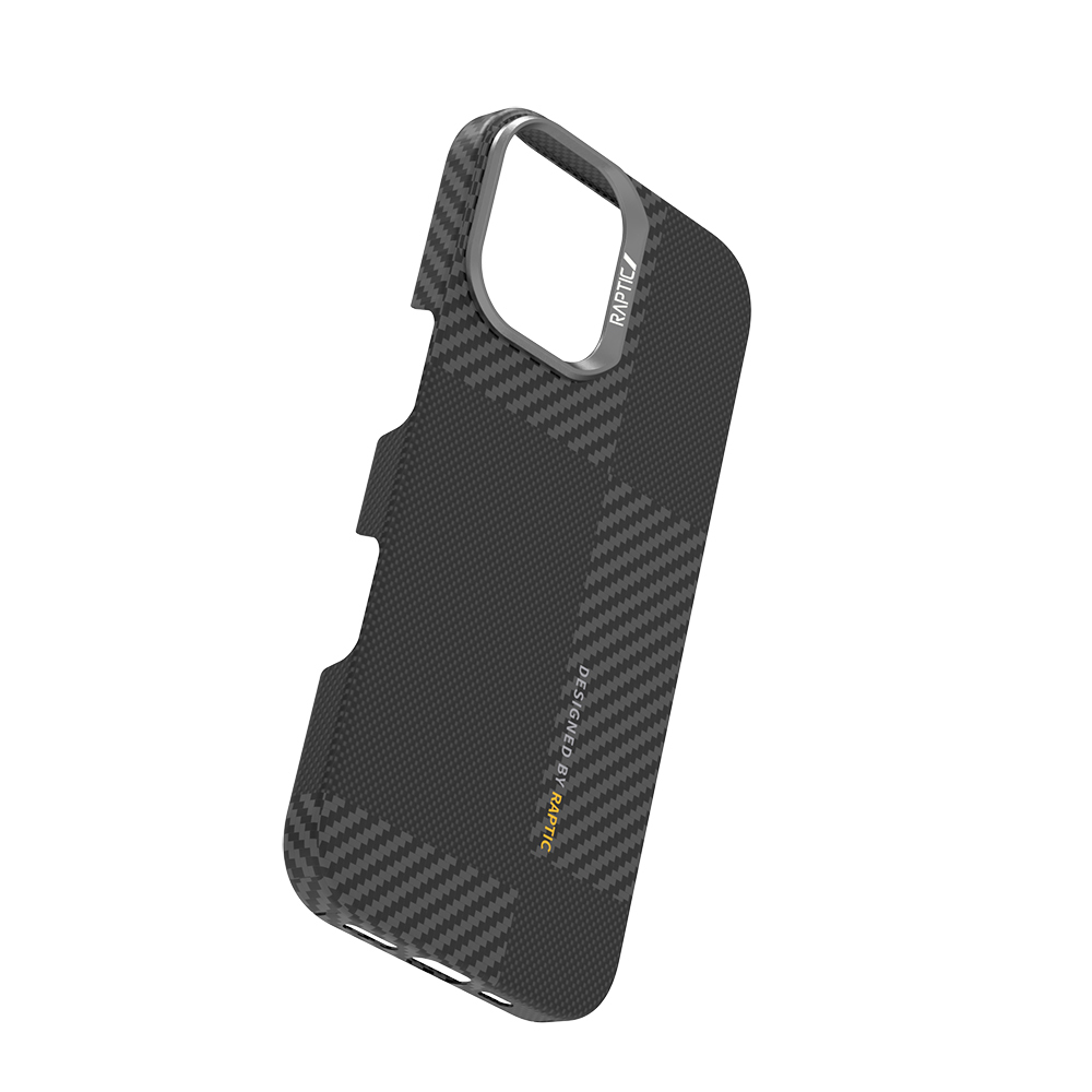 Apple iPhone 17 Kılıf M-safe Şarj Özellikli 600D Metal Kamera Çerçeveli Raptic Aramid Fiber Geotik Serisi Kapak - 7