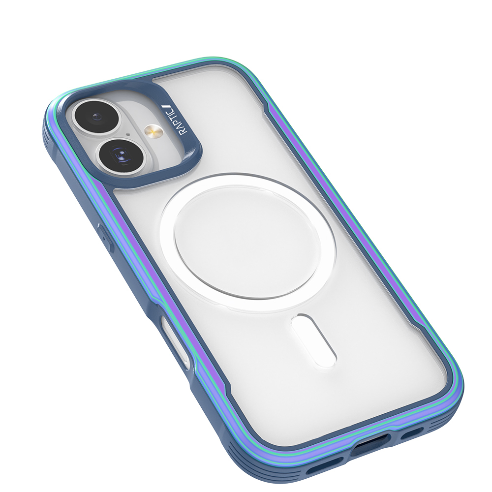 Apple iPhone 17 Kılıf M-safe Şarj Özellikli Airbagli Raptic Shield Serisi Şeffaf Arka Yüzey Kapak - 4