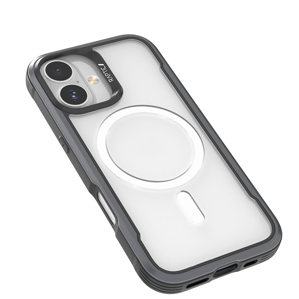 Apple iPhone 17 Kılıf M-safe Şarj Özellikli Airbagli Raptic Shield Serisi Şeffaf Arka Yüzey Kapak - 5