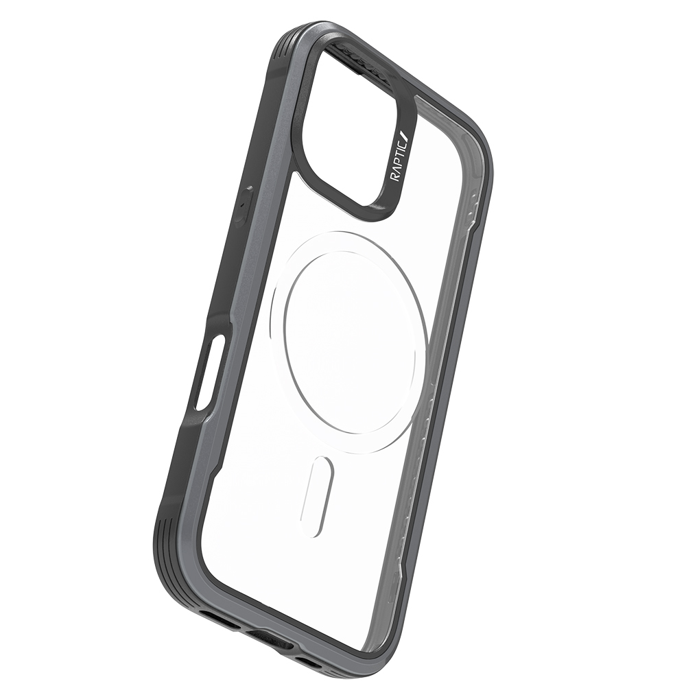 Apple iPhone 17 Kılıf M-safe Şarj Özellikli Airbagli Raptic Shield Serisi Şeffaf Arka Yüzey Kapak - 11